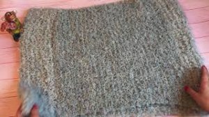 30. Готовый шарф из буклированной пряжи.