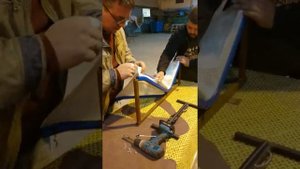 Замена сетки стула