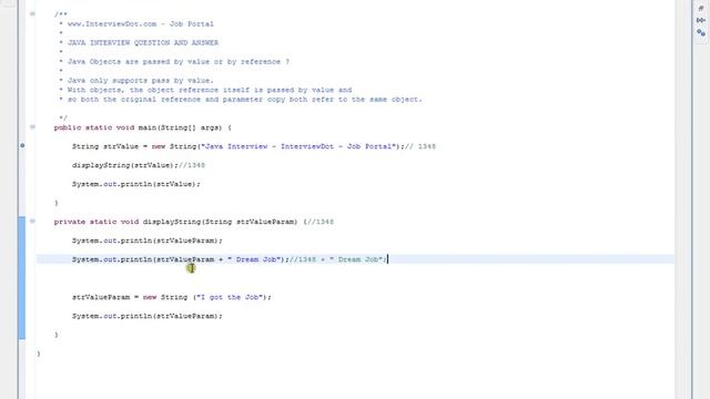 Is Java Objects are passed by value or by reference смотреть онлайн