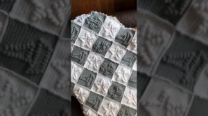 Обзор / Детский Плед Крючком / Узор Попкорн / Морские мотивы / Плед на выписку #вязаниедлямалышей