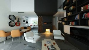 Z122 Мансардный дом с гаражом, мансардными окнами, уютным интерьером