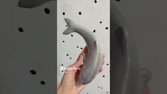 Дельфины из керамики, декор для ванной комнаты.