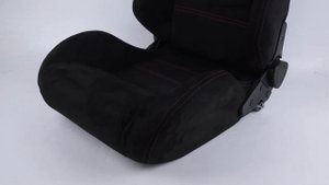 Сиденье спортивное полуковш LM Recaro-500 купе замша размер - M