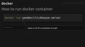 How to run docker container #docker