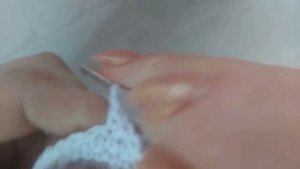 Белая шляпка для девочки