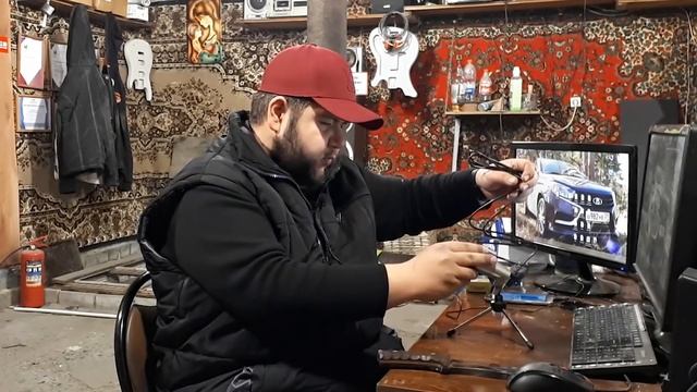 USB Микрофон конденсаторный K-2 за 1000 рублей с aliexpress, распаковка, тест звука. смотреть онлайн