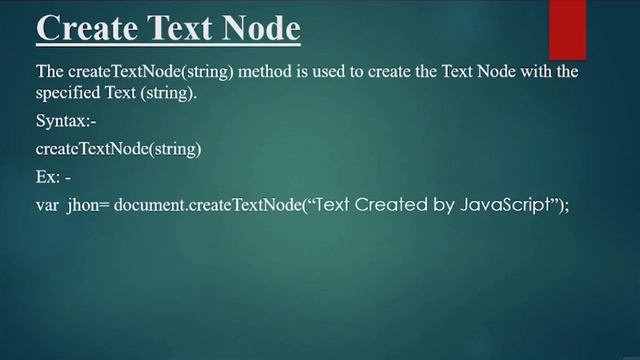 24. How to Create Text Node in JavaScript Bengali  | Chanel Walla