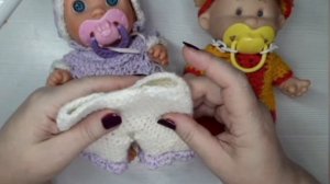 ❤Вяжем наряды для пупсов Nines D Onil и не только/Как связать платье для куклы