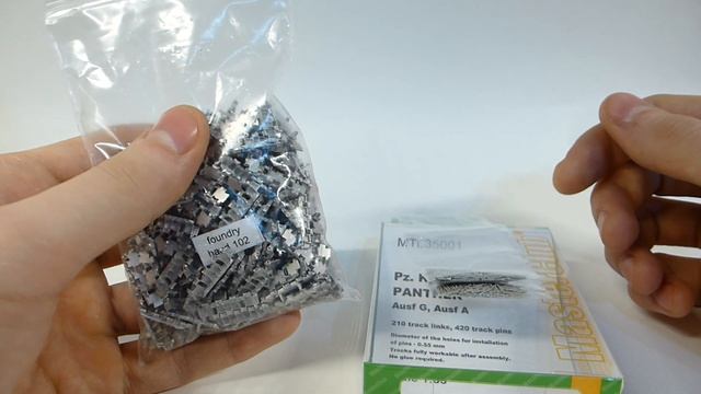 MasterClub или Friulmodel?Обзор металлических траков MTL-35001 Мастерклуб Пантера A/G