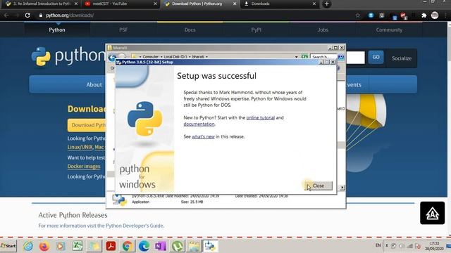 How to download and install python | First step towards learning python