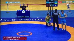 #борьба Чемпионат Казахстана борьба вольная в/к-70кг схватка за бронзу дворец имУшкемпирова 09.12.2