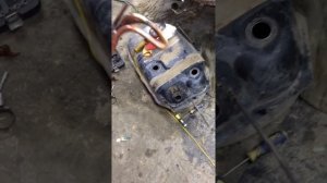 Подогрев солярки в баке . Жидкостной подогрев бака. Обогрев бака.