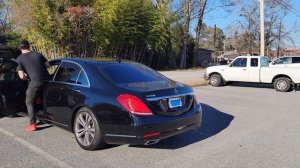 w222 M278 Mercedes-Benz S550 exhaust cutouts sound check