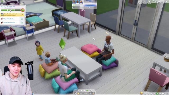 This Sims 4 live daycare career mod is amazing! смотреть онлайн