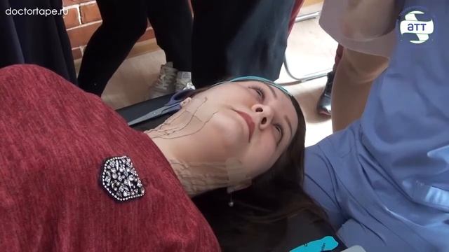 Тейпирование лица | Лимфодренажное тейпирование | Видео-урок | Тейпы смотреть онлайн