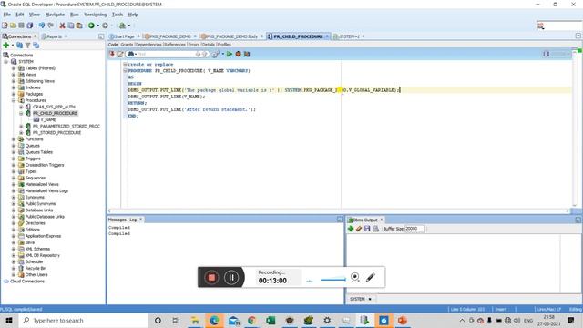 Oracle PL/SQL Tutorial For Beginners | Oracle PlSql Package Tutorial | ORACLE Named PLSQL Block.