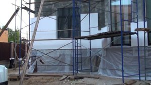 Минеральную вату заменили на фасадный пенопласт, утепление фасадов ППС16Ф 180мм СФТК Мокрый Фасад