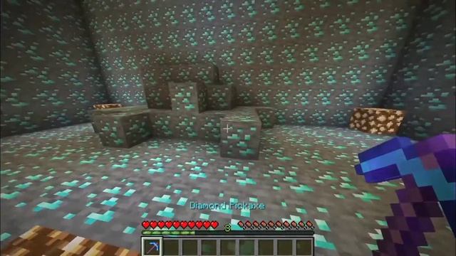 WHAT IS INSAID THE DIAMOND ORE ? - MINE CRAFT - MRH смотреть онлайн