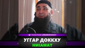 УМАР ХЕХОЕВ УГГАР ДОККХУ НИ1АМАТ ХЬЕХАМ