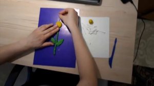 Ромашка (лепка детям 3-4года)