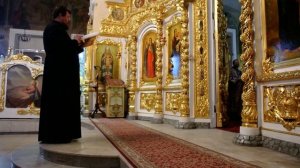 Послание к галатам апостола Павла. Читает диакон Иоанн Голубев
