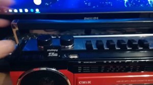 Bluetooth магнитофон с AliExpress CMiK MK-132BT / Cassette mp3 tape recorder boombox