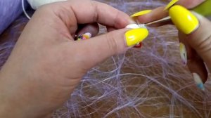 как провязать 3 столбика с накидом в одну петлю с одной вершиной