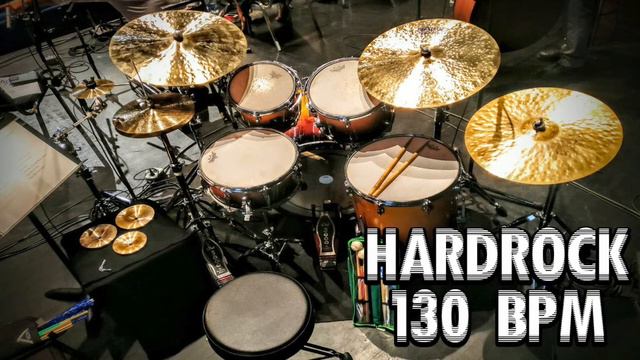 Drum Beat 130 bpm - Drum Track 130 BPM HARD ROCK | Batería 130 BPM HARD ROCK
