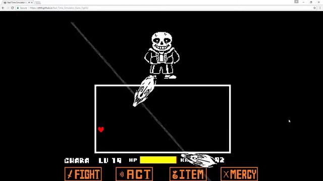 Sans Fight completed [] Bad time simulator смотреть онлайн