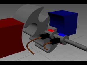 Прерывание цепи в фазе максимума тока в генераторе переменного тока.