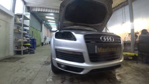 Audi Q7 S line замена штатных линз