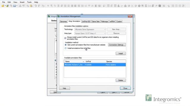 OmicsOffice-IBD Workflow Customization