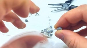 Свадебные серьги своими руками | мастер-класс | ENG SUB