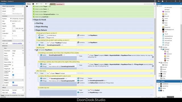 Gold Miner In Construct 3 In 13 Minutes + Free Source Code