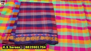 Pure Handloom Cotton Sarees Manufacturing Company KS Sarees Aruppukottai /All Verity Cotton Sarees