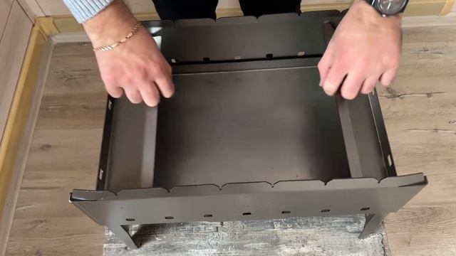 Мангал плоский складной походный смотреть онлайн