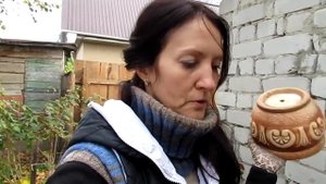 Сажаю чеснок в клубнику. Сколько дел у женщины?))
