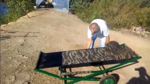 КРЕСЛО-КРОВАТЬ ДЛЯ РЫБАЛКИ .Тележка-трансформер от Виталича