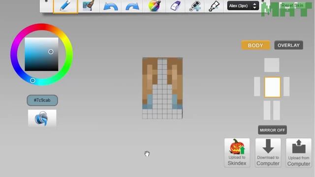 Denim Jacket Teen Girl Minecraft Skin [FREE TO USE] смотреть онлайн