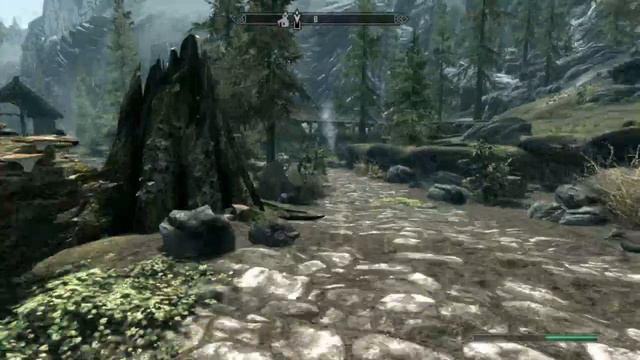 Первые Нордские руины. TES 5 Skyrim. Без оружия. смотреть онлайн