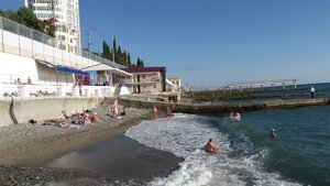 СОЧИ , пляж санатория Металлург