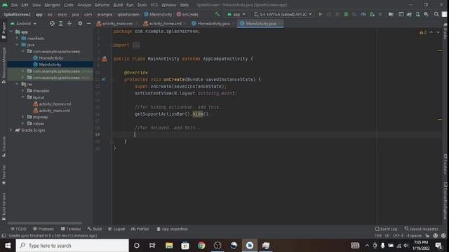 How to create Splash Screen in Android Studio || Java
