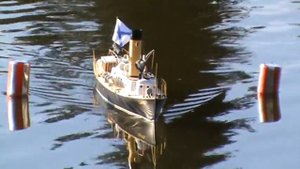 Паровая модель минного катера