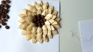 How to DIY Pumpkin Seeds Decoration Craft Tutorial | Как сделать декорацию из тыквенных семечек