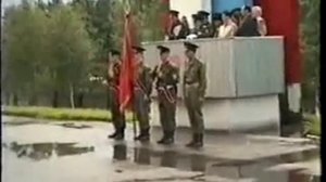 Прощание со знаменем 73 ПО.flv