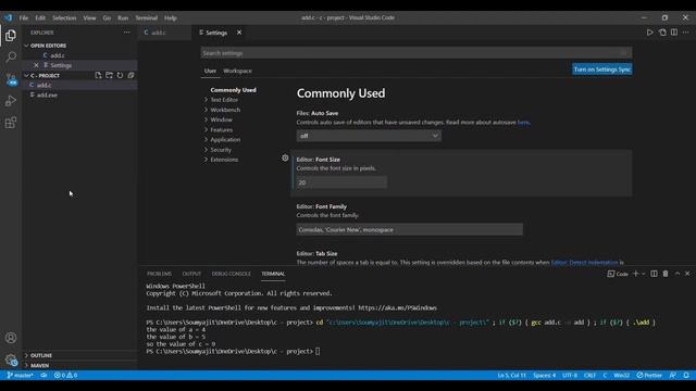 How to change font size in VS Code || Visual Studio Code || Mouse wheel settings