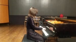 И.С.Бах Инвенция 3 х голосная ре минор. Нургазиева Аиша, 13лет.