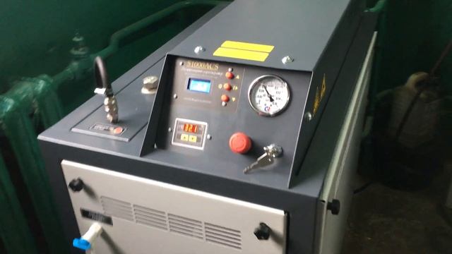 Работа газогенератора S1000 на промышленном производстве.