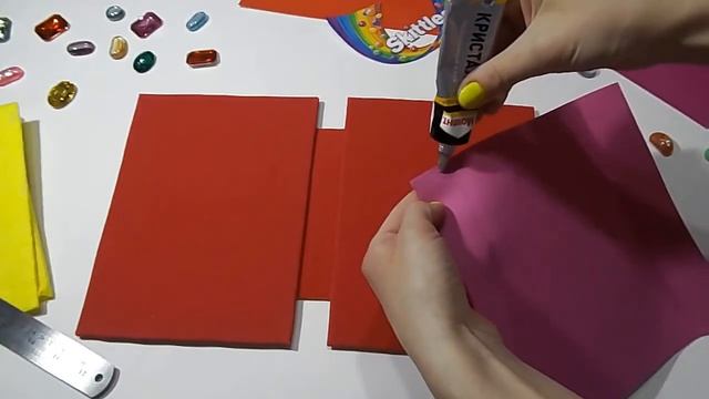 DIY Пенал органайзер своими руками. Канцелярия в виде сладостей | Back to school | Пенал скитлс смотреть онлайн