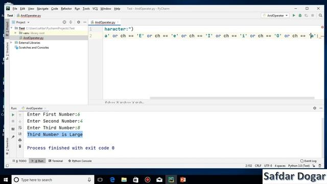 Logical OR Operator in Python | Python Tutorial for Beginners